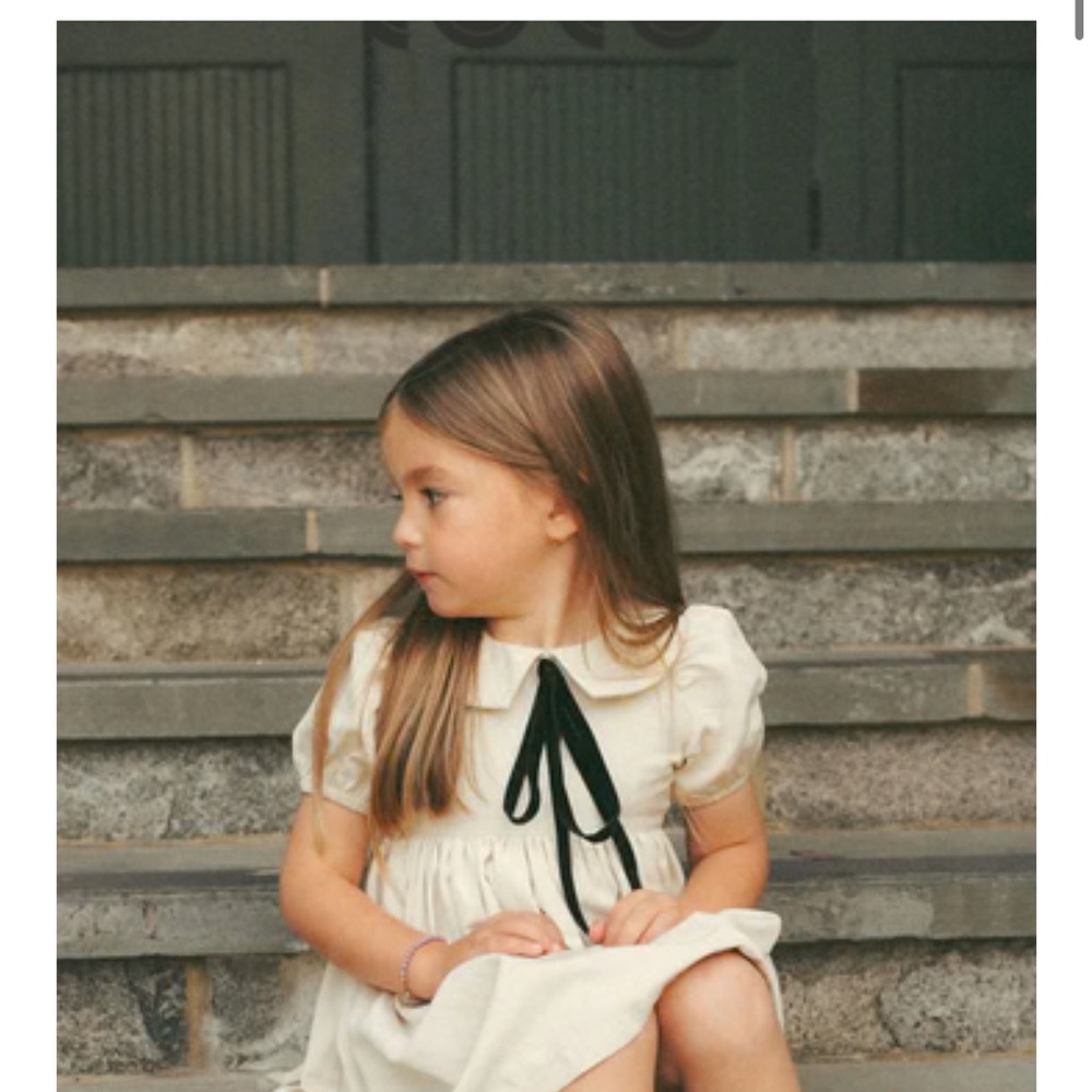 Coco Blanc Cream Short Sleeved Structured Dress